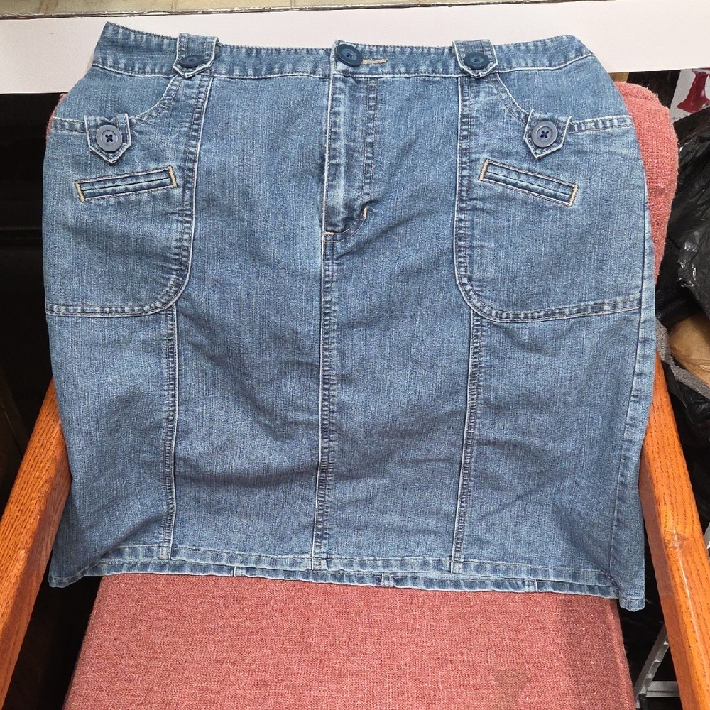 Cherokee Denim Blue Skirt